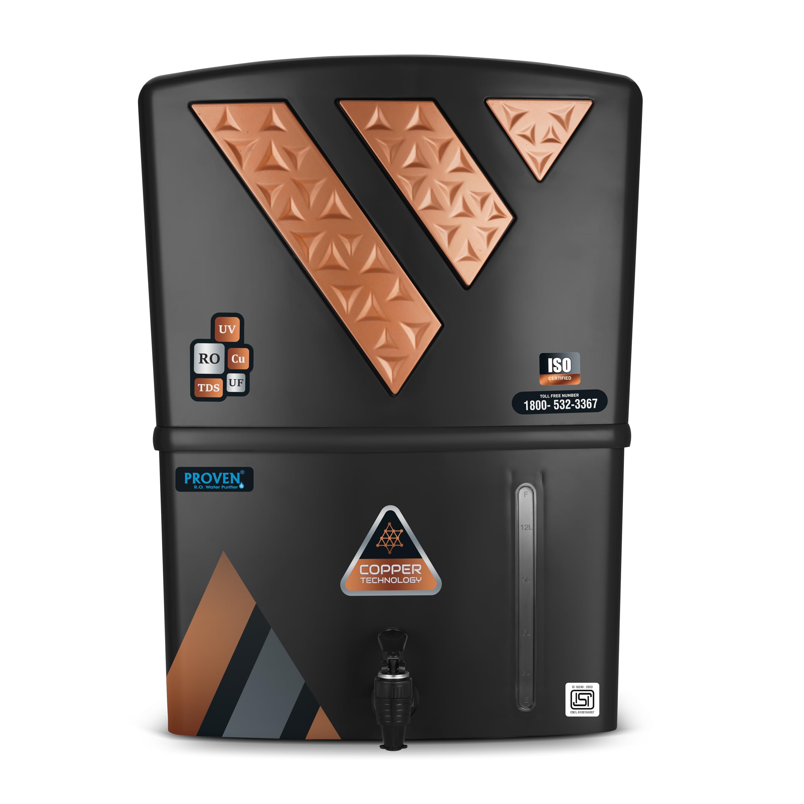 Proven Eleven RO Water Purifier | 10-Stage Purification with RO+UV+UF+TDS+AC Tech | Water Saver (Up to 60%) | Taste Adjuster | For Borewell, Tanker & Municipal Water | Made in India | 10L Storage