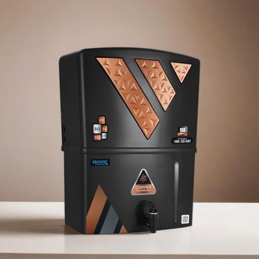Proven Eleven RO Water Purifier | 10-Stage Purification with RO+UV+UF+TDS+AC Tech | Water Saver (Up to 60%) | Taste Adjuster | For Borewell, Tanker & Municipal Water | Made in India | 10L Storage